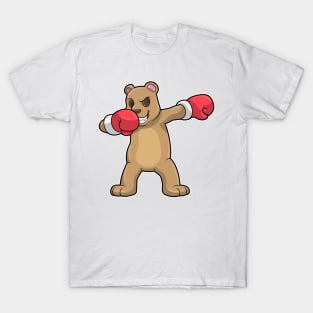Bear as Boxer at Boxing & Hip Hop Dance Dab T-Shirt